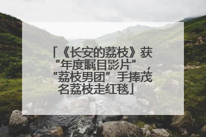 《长安的荔枝》获“年度瞩目影片”，“荔枝男团”手捧茂名荔枝走红毯