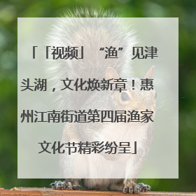 「视频」“渔”见津头湖，文化焕新章！惠州江南街道第四届渔家文化节精彩纷呈