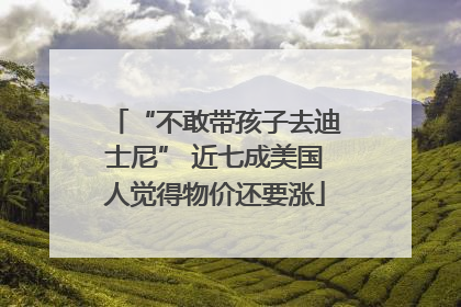 “不敢带孩子去迪士尼” 近七成美国人觉得物价还要涨