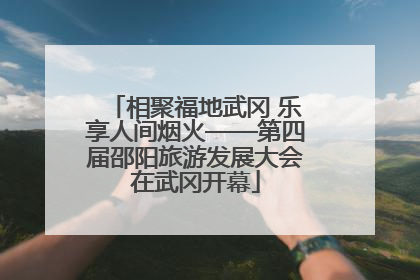 相聚福地武冈 乐享人间烟火——第四届邵阳旅游发展大会在武冈开幕