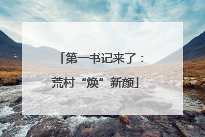 第一书记来了：荒村“焕”新颜