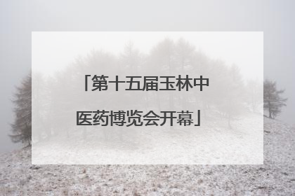 第十五届玉林中医药博览会开幕