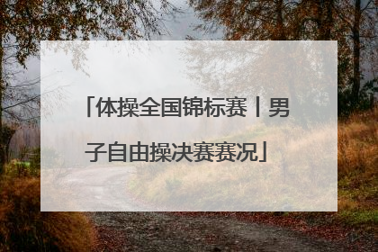 体操全国锦标赛丨男子自由操决赛赛况