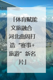 体育赋能文旅融合 河北曲周打造“赛事+旅游”新名片