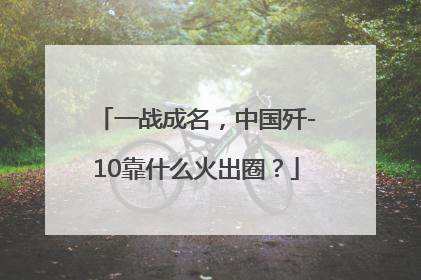 一战成名，中国歼-10靠什么火出圈？