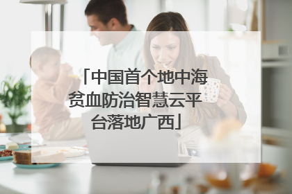 中国首个地中海贫血防治智慧云平台落地广西