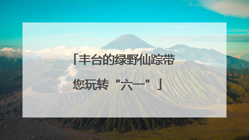 丰台的绿野仙踪带您玩转“六一”