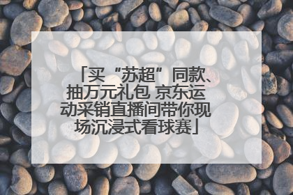 买“苏超”同款、抽万元礼包 京东运动采销直播间带你现场沉浸式看球赛