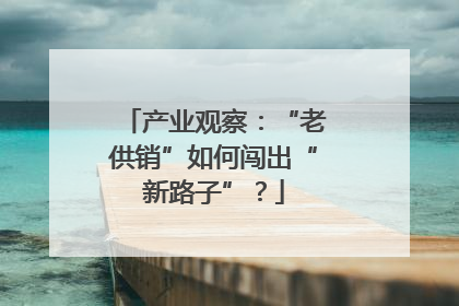 产业观察：“老供销”如何闯出“新路子”？