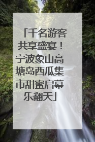千名游客共享盛宴！宁波象山高塘岛西瓜集市甜蜜启幕乐翻天