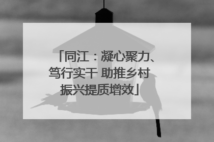 同江：凝心聚力、笃行实干 助推乡村振兴提质增效