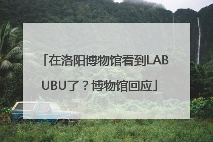在洛阳博物馆看到LABUBU了？博物馆回应