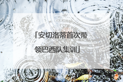 安切洛蒂首次带领巴西队集训