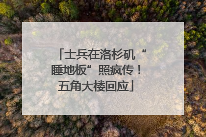 士兵在洛杉矶“睡地板”照疯传！五角大楼回应