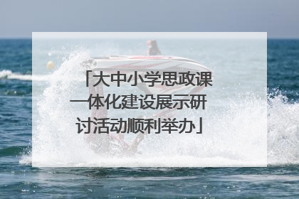 大中小学思政课一体化建设展示研讨活动顺利举办