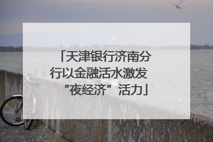 天津银行济南分行以金融活水激发“夜经济”活力