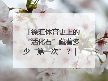 徐汇体育史上的“活化石”藏着多少“第一次”？｜百年体育