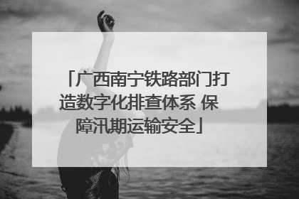 广西南宁铁路部门打造数字化排查体系 保障汛期运输安全