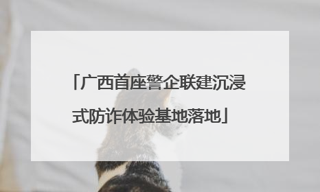 广西首座警企联建沉浸式防诈体验基地落地