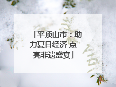 平顶山市：助力夏日经济 点亮非遗盛宴
