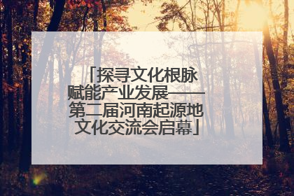探寻文化根脉 赋能产业发展——第二届河南起源地文化交流会启幕