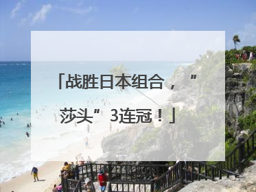 战胜日本组合，“莎头”3连冠！