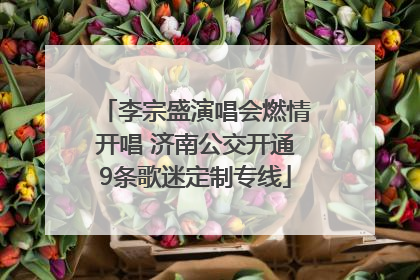 李宗盛演唱会燃情开唱 济南公交开通9条歌迷定制专线