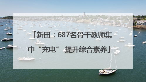 新田：687名骨干教师集中“充电” 提升综合素养