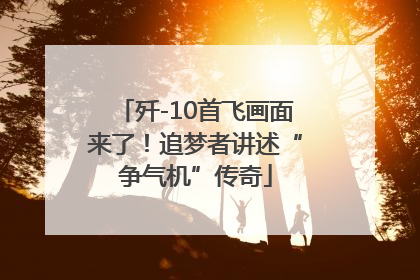 歼-10首飞画面来了！追梦者讲述“争气机”传奇