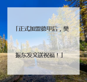 正式加盟德甲后，樊振东发文送祝福！