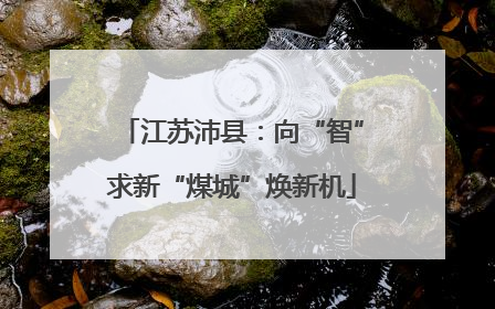 江苏沛县：向“智”求新“煤城”焕新机