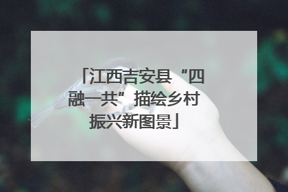 江西吉安县“四融一共”描绘乡村振兴新图景