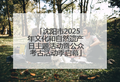 沈阳市2025年文化和自然遗产日主题活动暨公众考古活动季启幕