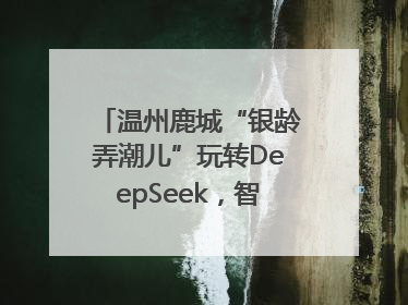 温州鹿城“银龄弄潮儿”玩转DeepSeek，智慧生活触手可及