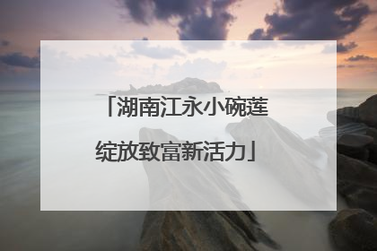 湖南江永小碗莲绽放致富新活力