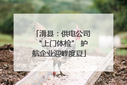 滑县：供电公司“上门体检” 护航企业迎峰度夏