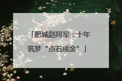 肥城赵同军：十年筑梦“点石成金”