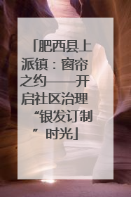 肥西县上派镇：窗帘之约——开启社区治理“银发订制”时光
