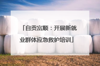 自贡富顺：开展新就业群体应急救护培训