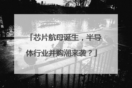 芯片航母诞生，半导体行业并购潮来袭？