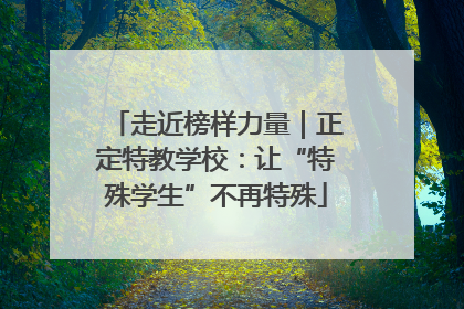 走近榜样力量｜正定特教学校：让“特殊学生”不再特殊