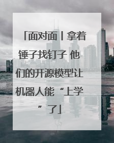面对面丨拿着锤子找钉子 他们的开源模型让机器人能“上学”了