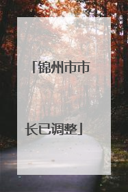 锦州市市长已调整