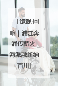 镜观·回响｜浦江奔涌传薪火 海派融新纳百川