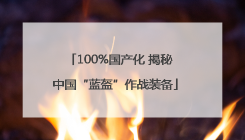 100%国产化 揭秘中国“蓝盔”作战装备